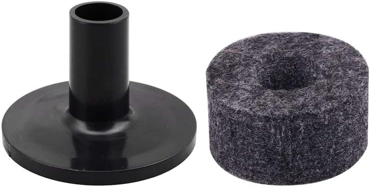 CCeCCe 10 Pack Cymbal Stand Felts Washer Replacement Drum Cymbal Felt Pads with Cymbal Felts Sleeves Set for Boom Cymbal Stand Straight Cymbal Stands Holder Clamp Arm Hi-Hat Stand - Image 1